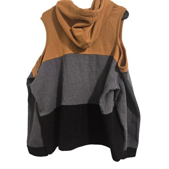 Jolie & Joy by FCT Women’s Plus 3X Cold Shoulder Hoodie Pullover Casual - Picture 4 of 5